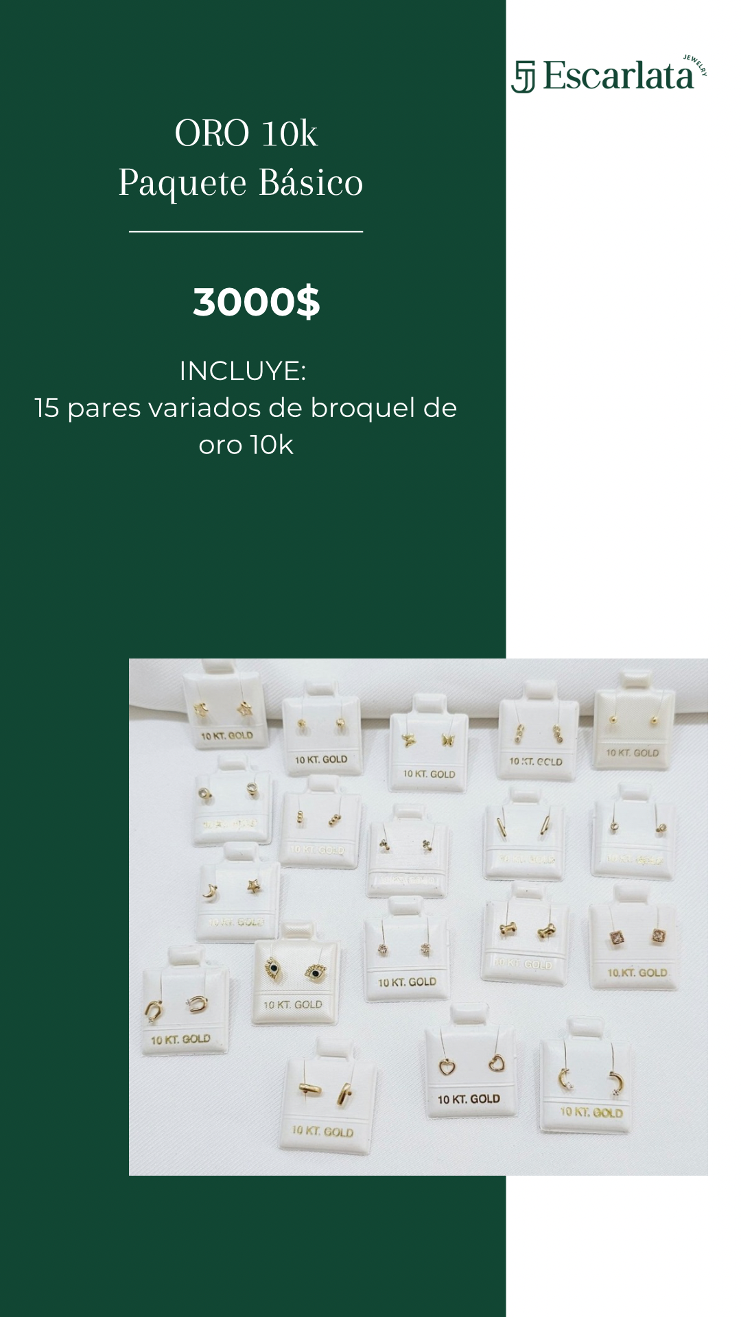 Paquete básico 15 piezas