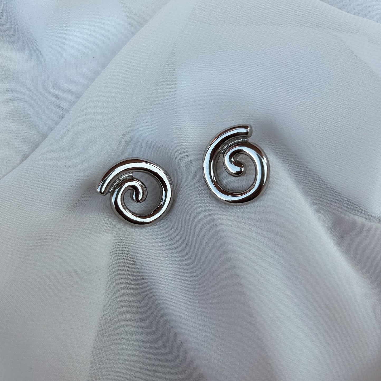 Aretes espiral chicos
