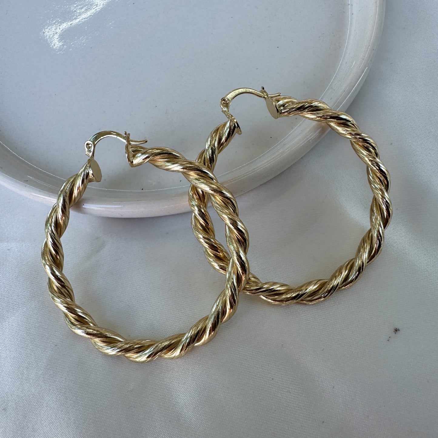 Arracadas trenza grande