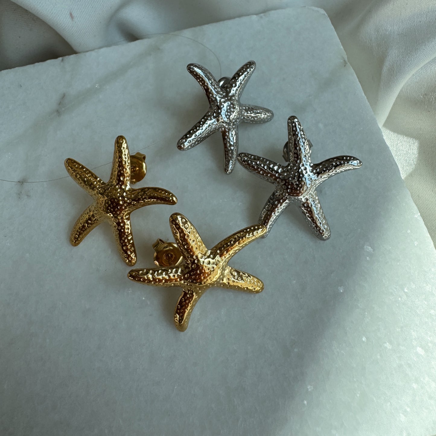 Arete estrella de mar chico
