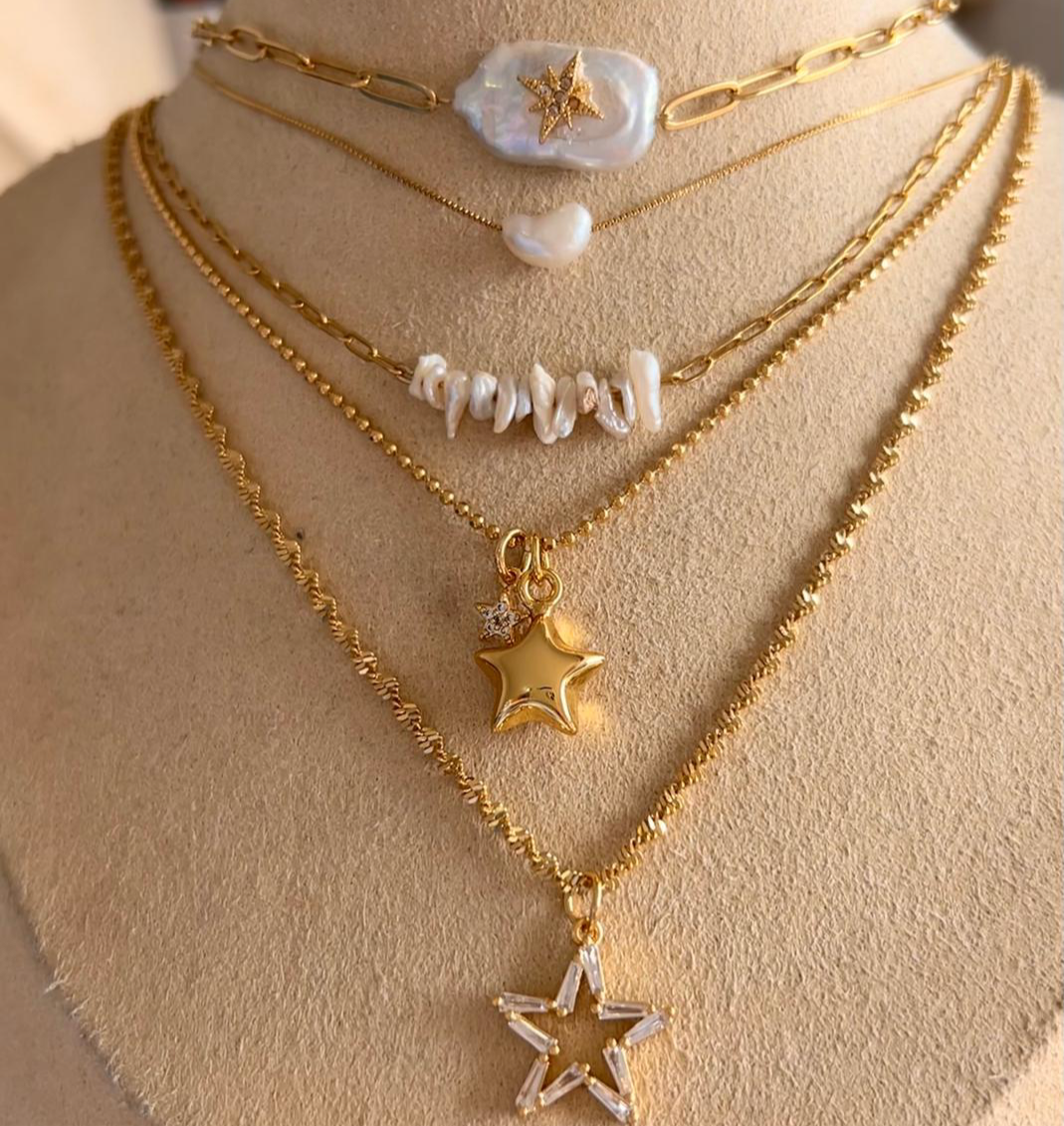 Collar perla star