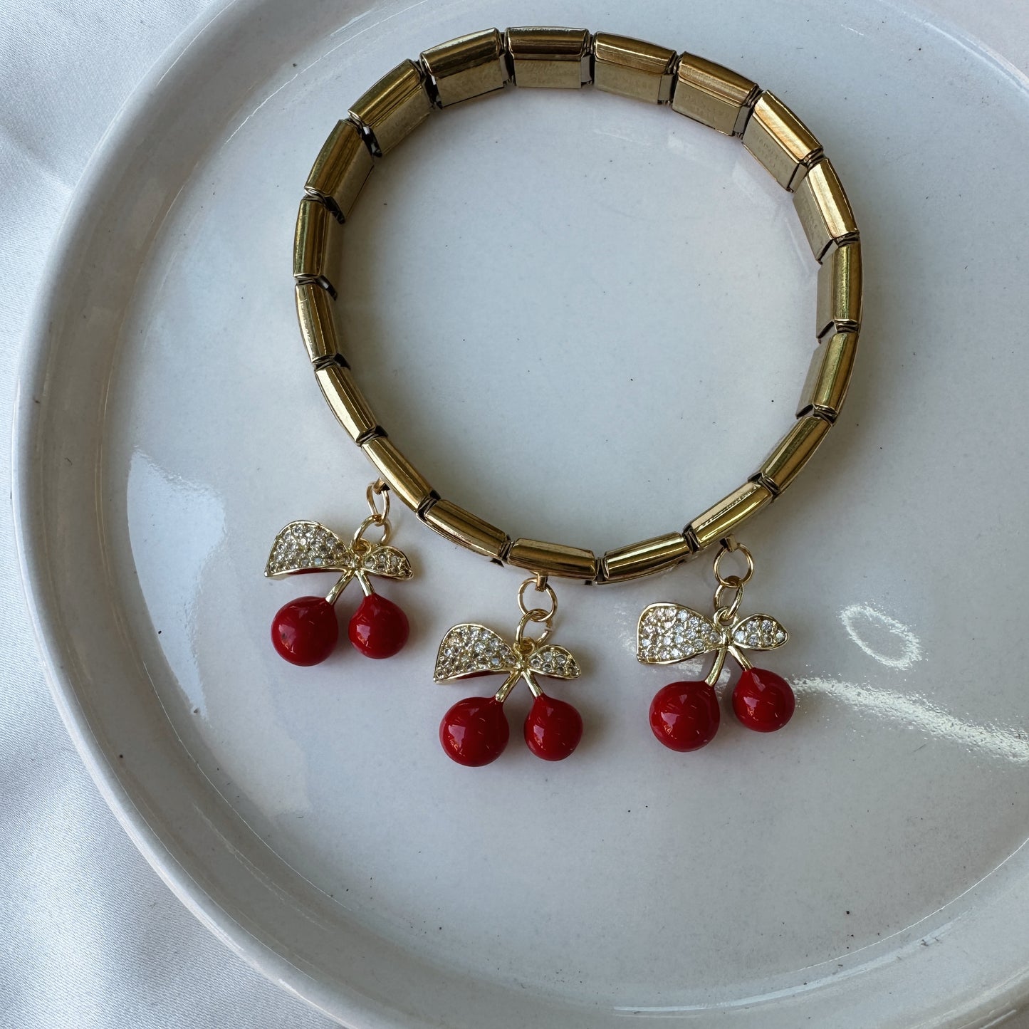 Pulsera italiana cerezas 2