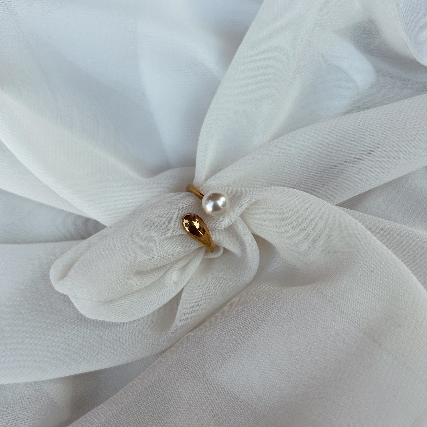 Anillo víbora Perla