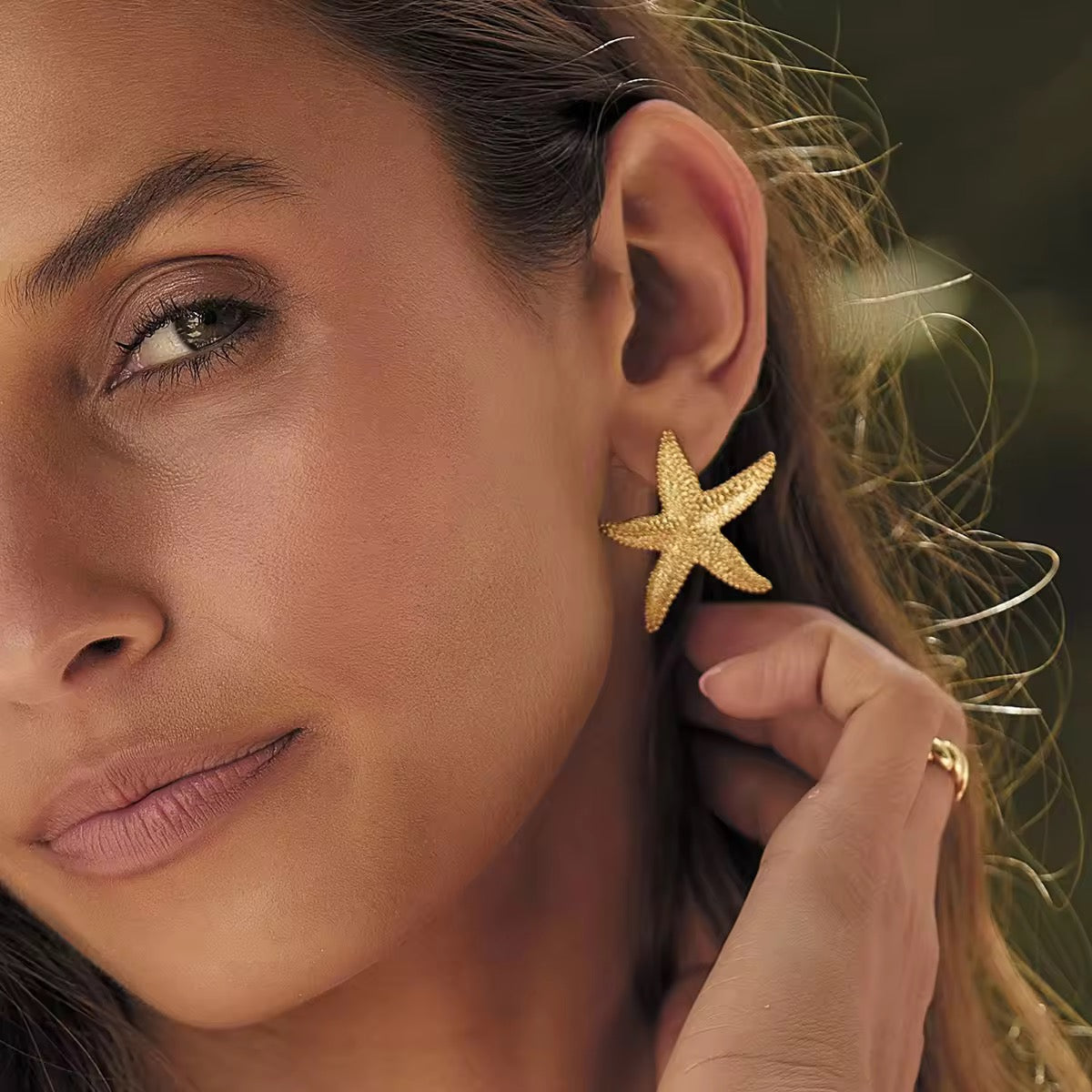 Aretes estrella de mar