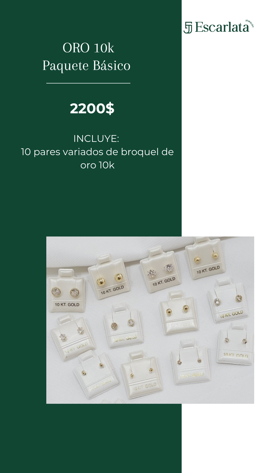 Paquete básico 10 piezas