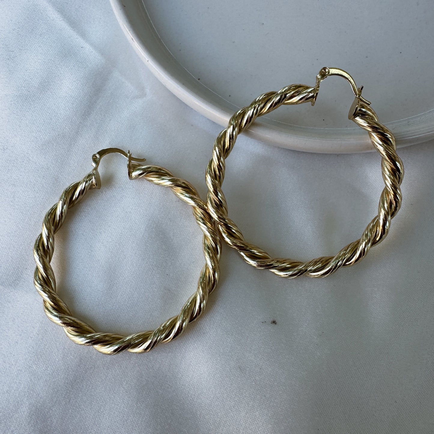 Arracadas trenza grande