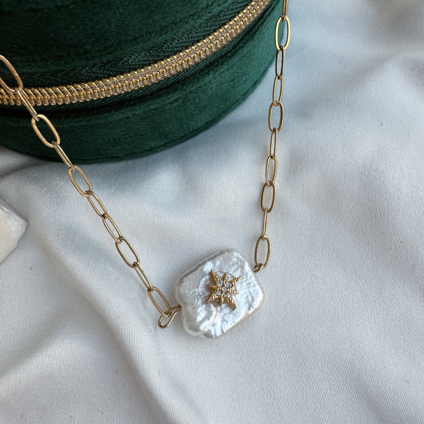 Collar perla star