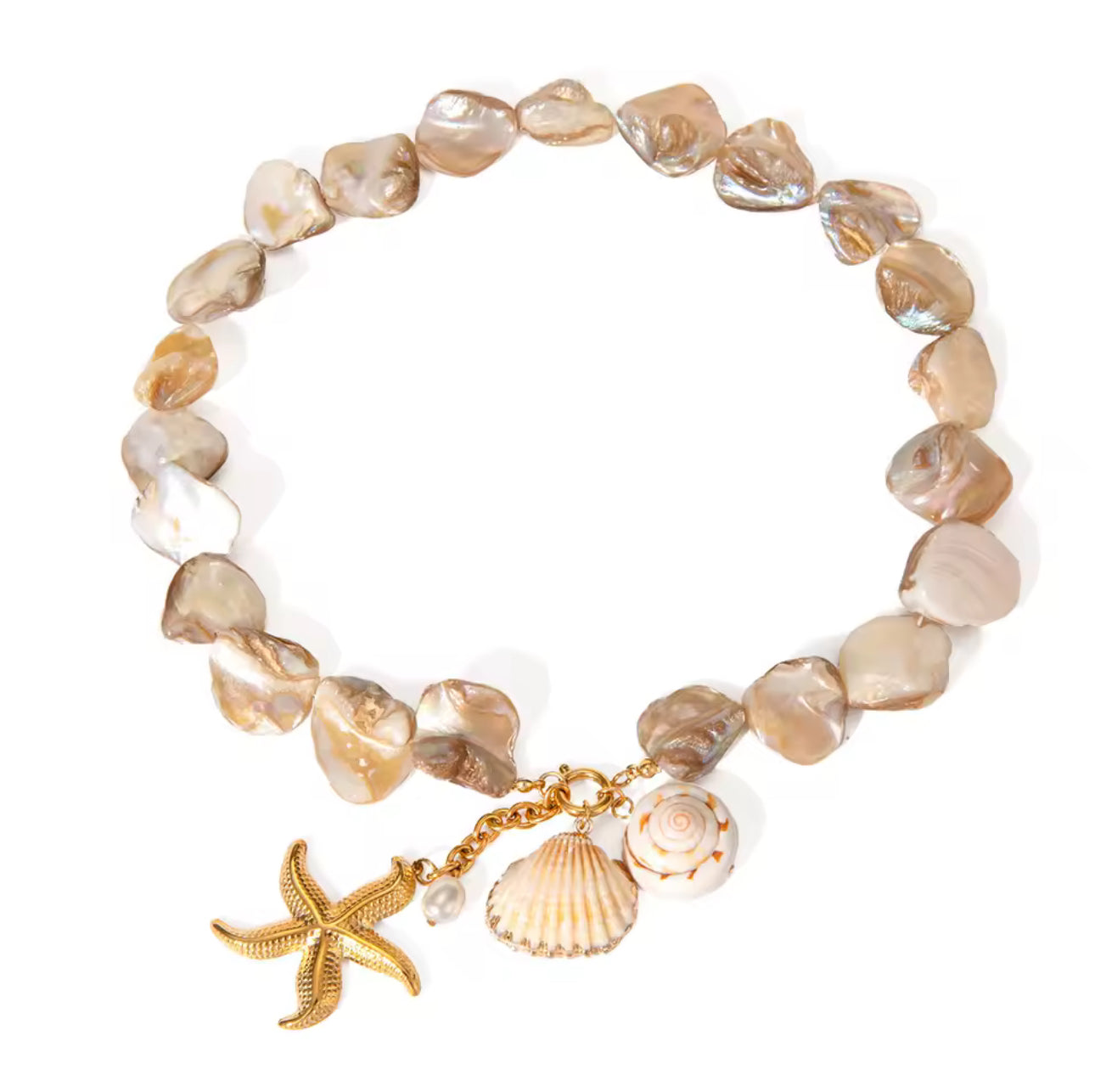 Collar mar perlas