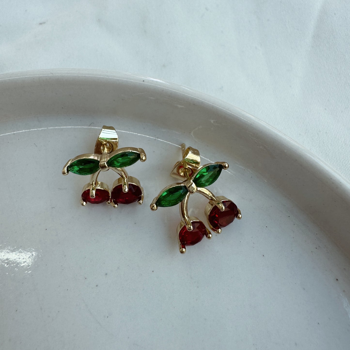 Conjunto cereza cristal