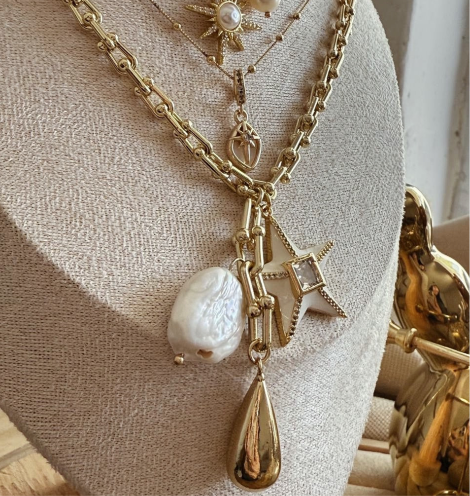 Collar dijes y estrella