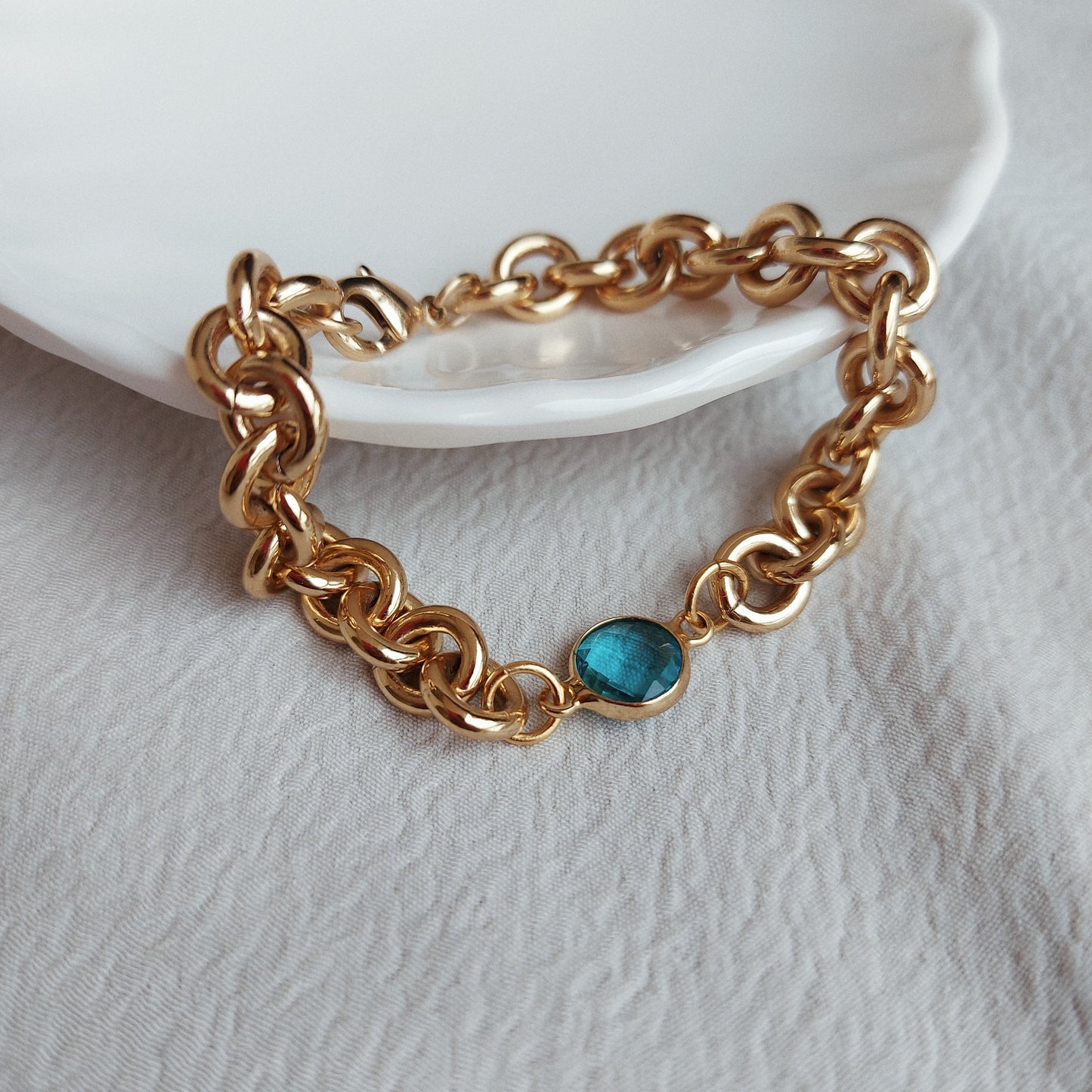 Brazalete chunky cristal
