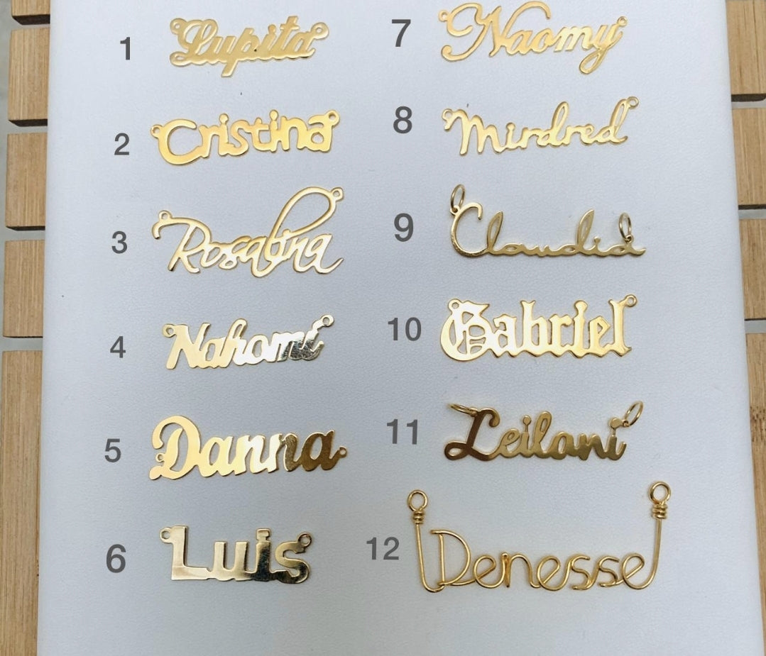 Collar nombre