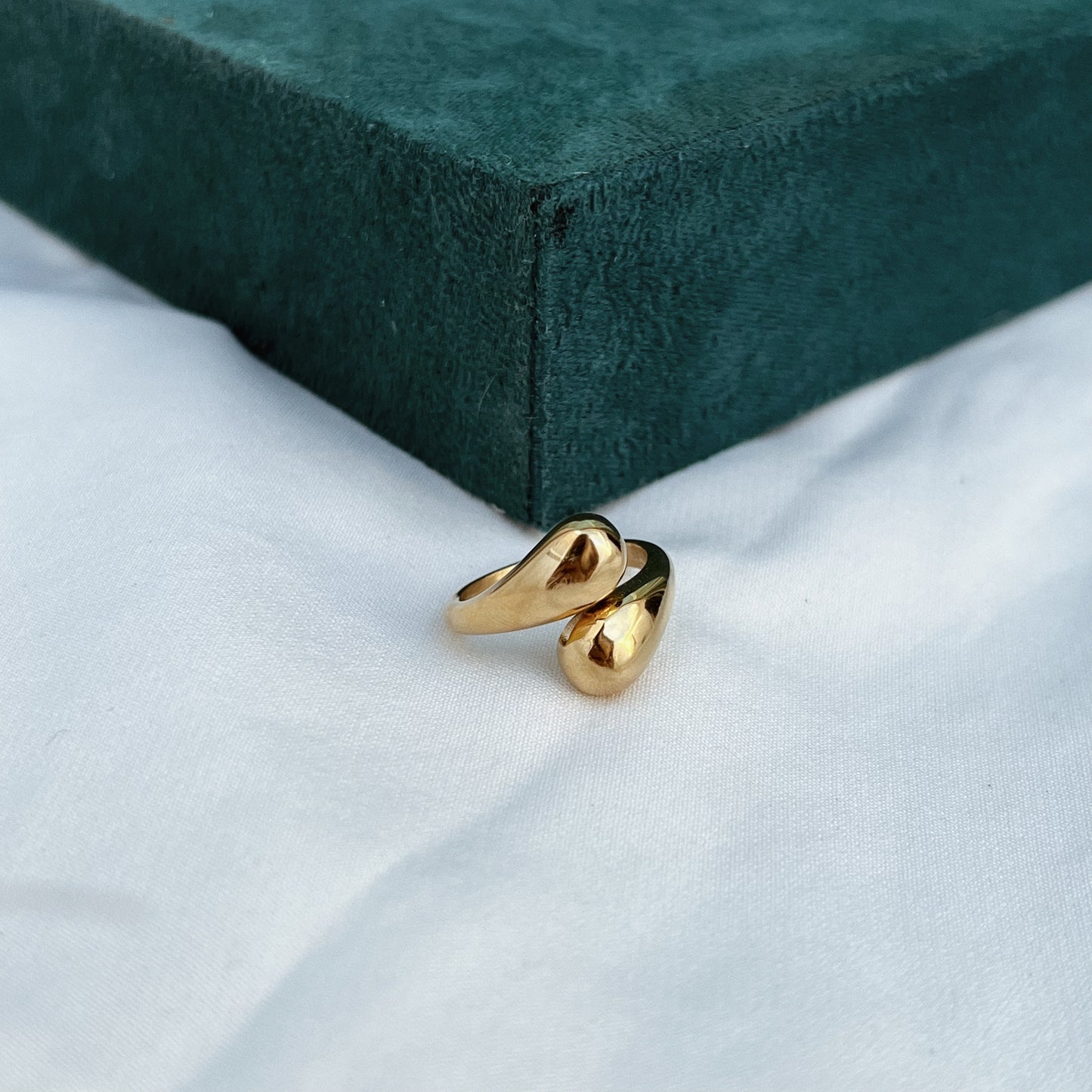 Anillo doble gota