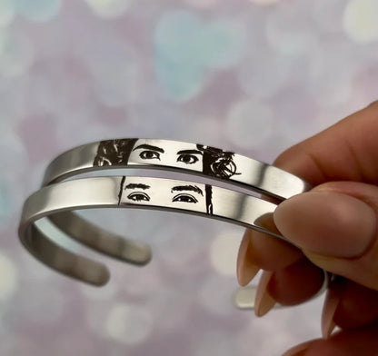 Pulsera grabada de imagen/ fotograbado