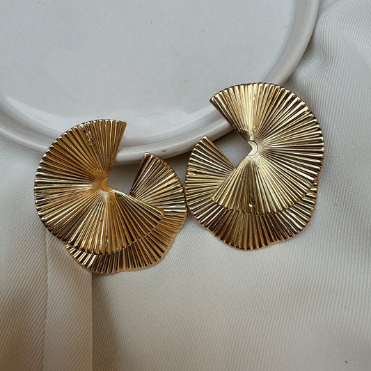 Aretes abanico