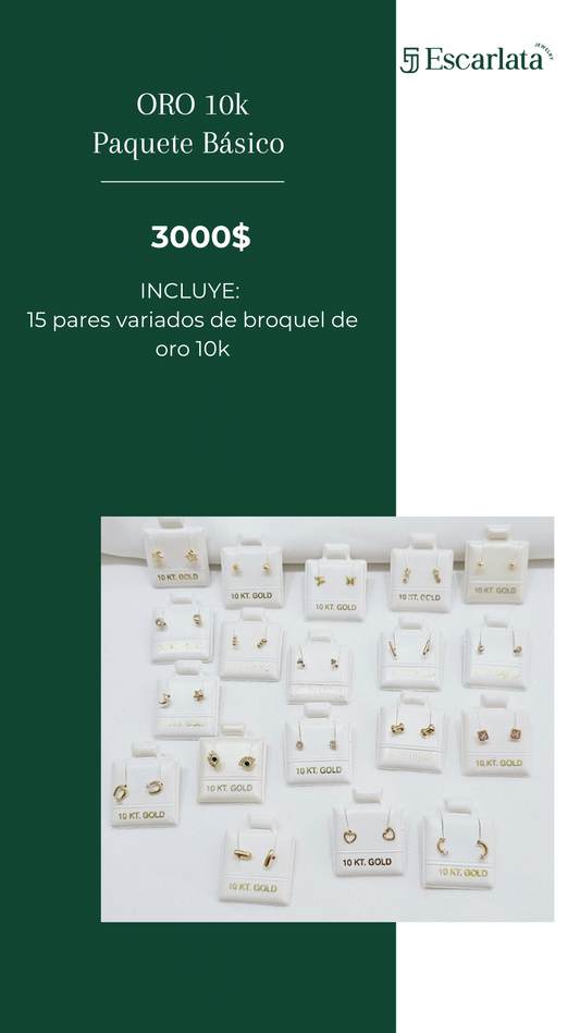 Paquete básico 15 piezas
