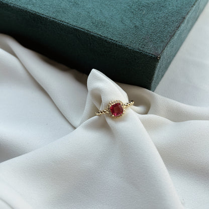 Anillo piedra preciosa