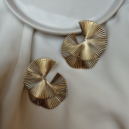 Aretes abanico