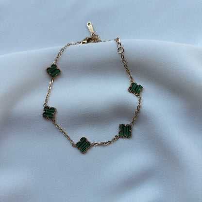 Pulsera trébol colores