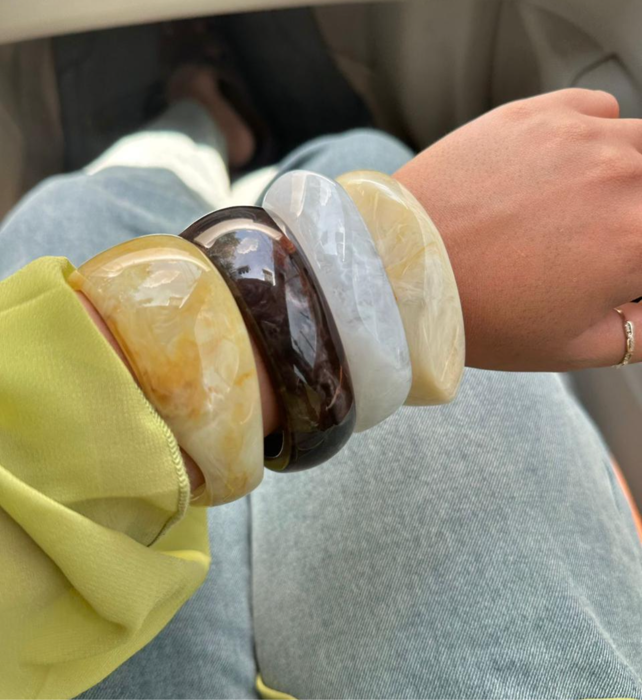 Pulseras acrílico