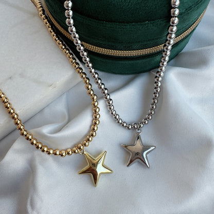 Collar balín estrella