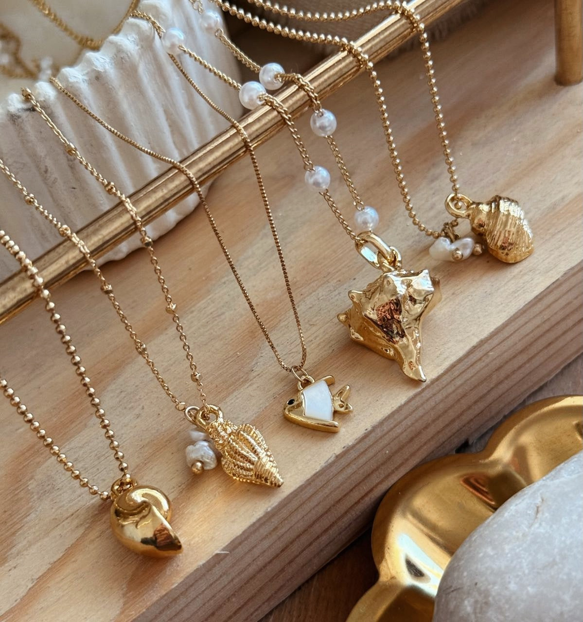 Collar caracol mini