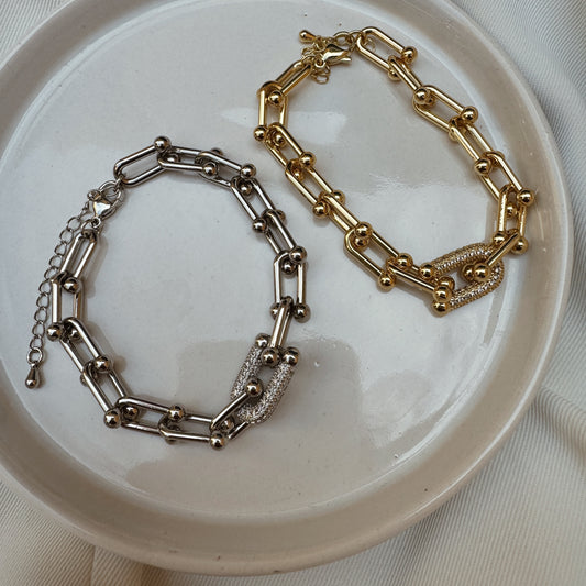 Pulsera tif circonias
