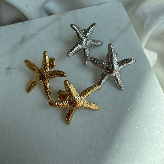 Arete estrella de mar chico