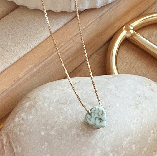 Collar piedra azul