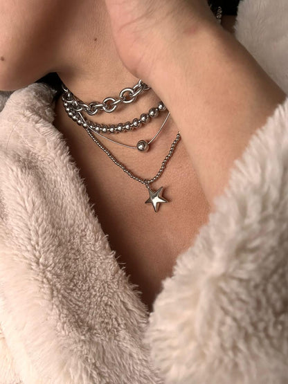 Collar balín estrella