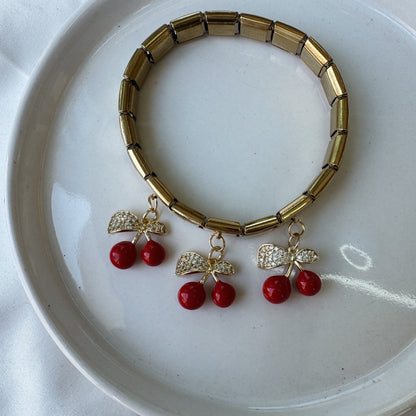 Pulsera italiana cerezas 2