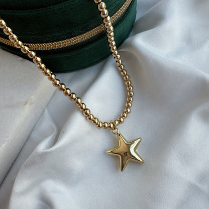 Collar balín estrella