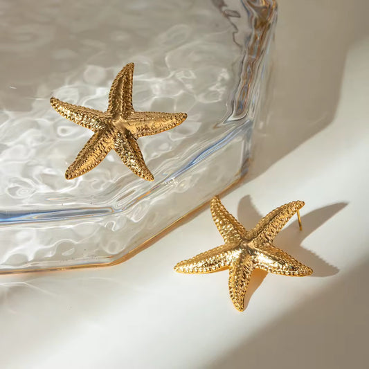 Aretes estrella de mar