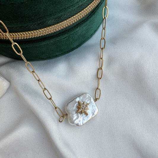 Collar perla star