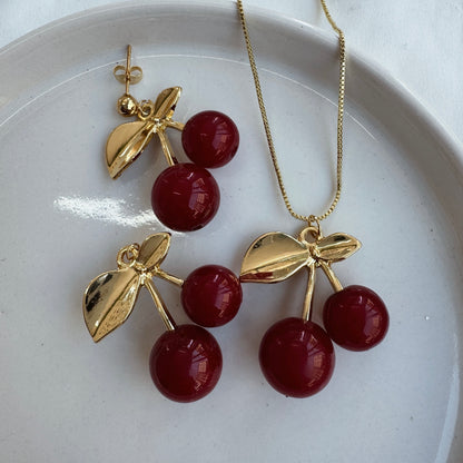 Conjunto cereza grande
