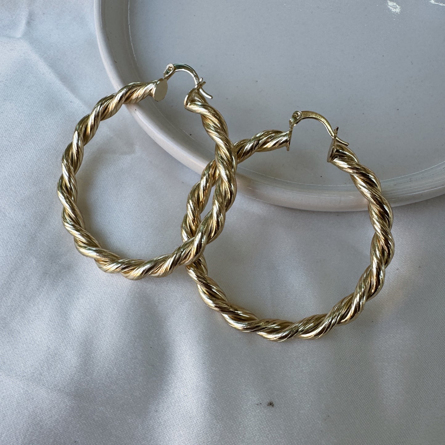 Arracadas trenza grande