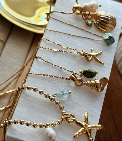 Collar piedra azul