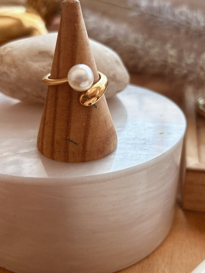 Anillo víbora Perla