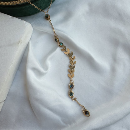 Collar abulon colgante