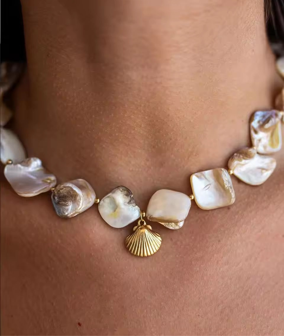 Collar mar de perlas