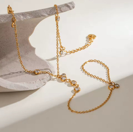 Hand bracelet piedras 2