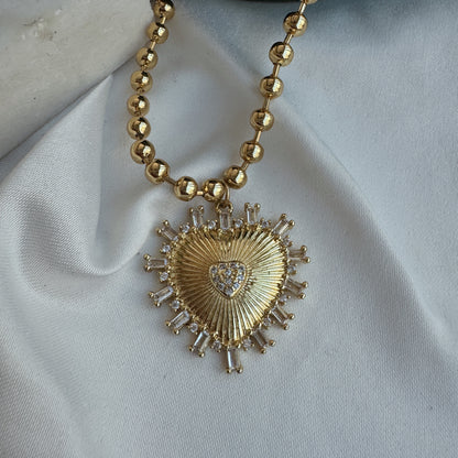 Collar corazón dolce