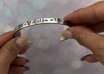 Pulsera grabada de imagen/ fotograbado