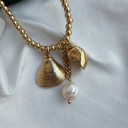 Collar balines y dijes