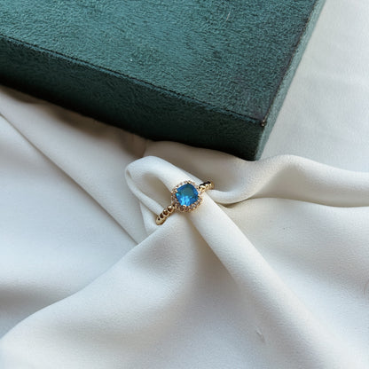 Anillo piedra preciosa