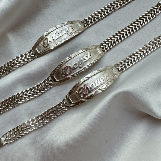 Pulsera petatillo plata