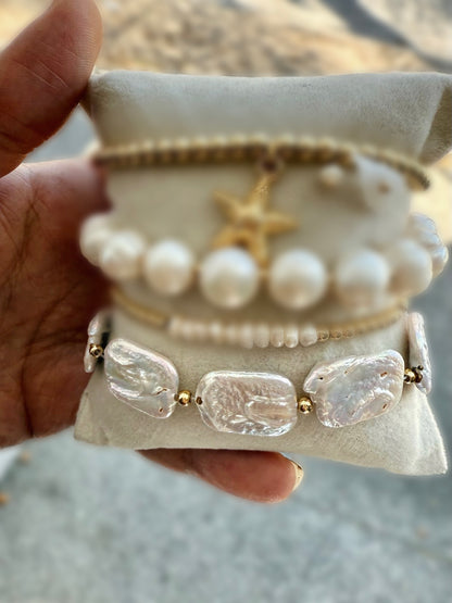 Pulsera perla barroca