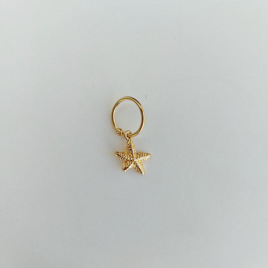 Piercing / huggie estrella de mar