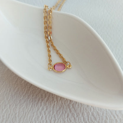 Chocker con piedra color