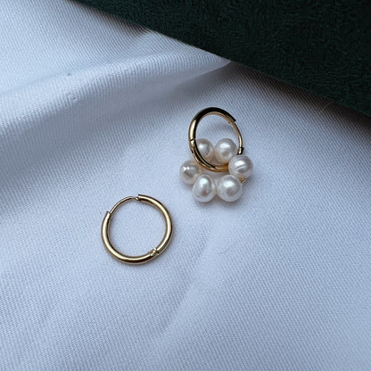 Hoops flor perla